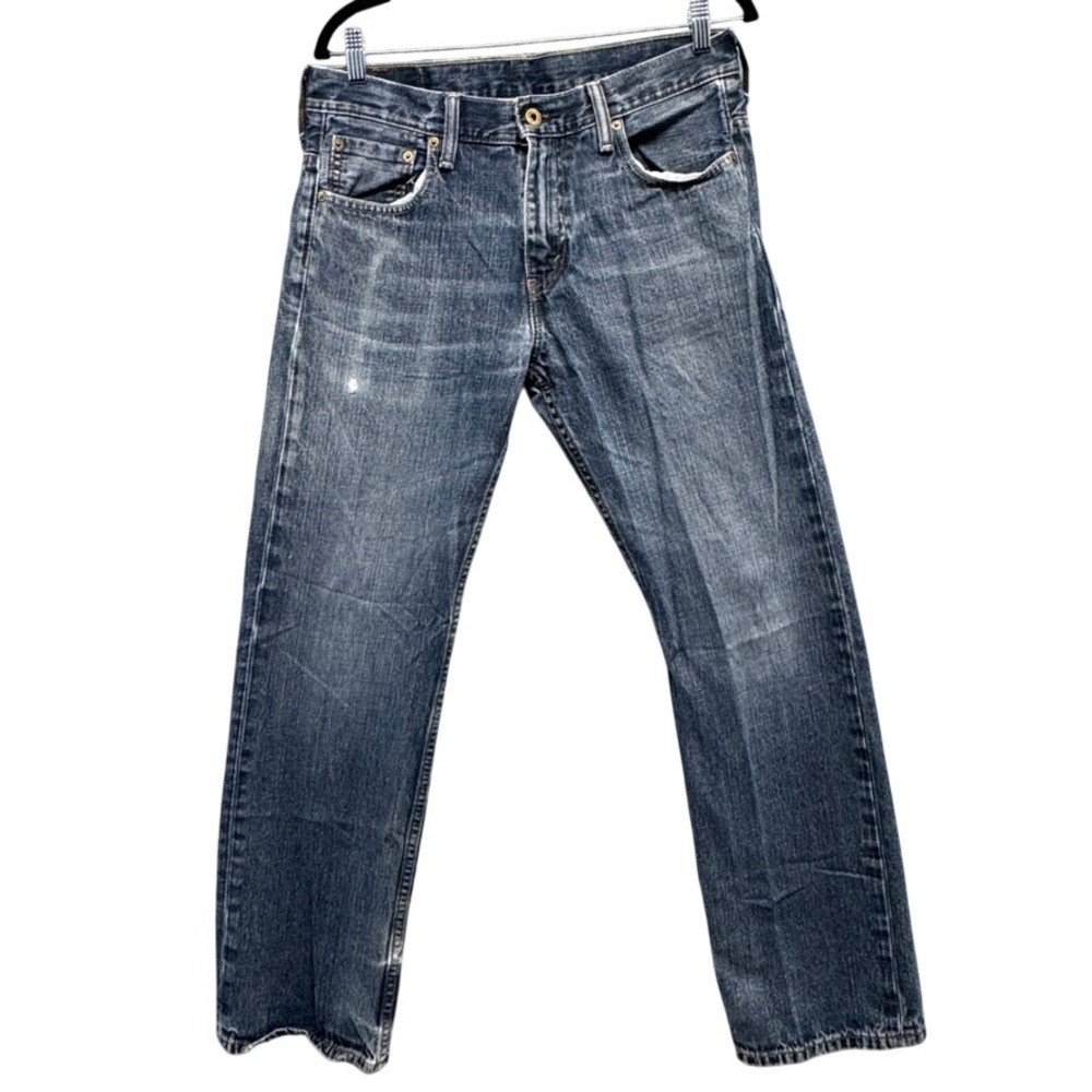 Levis 569 Loose Straight Jeans Mens 30x32 Blue Denim Medium Wash 100% Cotton